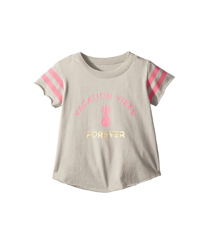 Chaser Kids Super Soft Vacation Vibes Tee (toddler/little Kids) (misty) Girl's T Shirt
