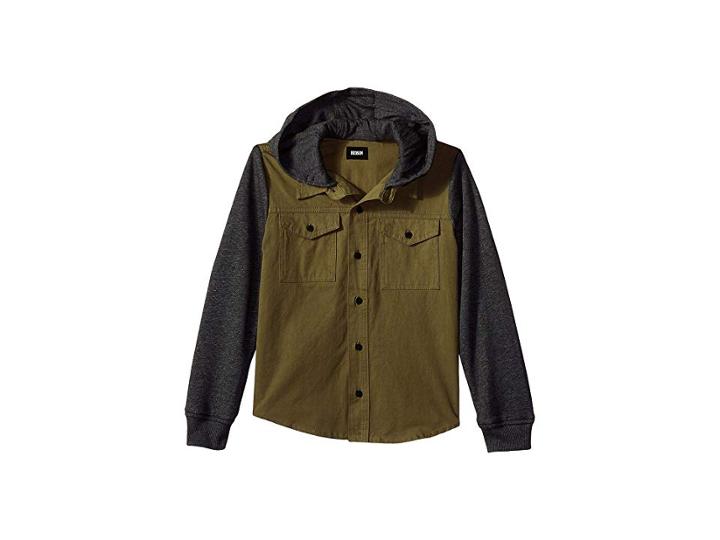 Hudson Kids Hybrid Shirt (toddler/little Kids/big Kids) (petrol) Boy's Clothing