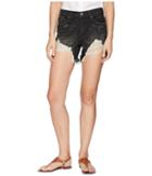 Blank Nyc Cut Off Denim Shorts In Back On Track (back On Track) Women's Shorts