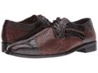 Stacy Adams Rivello Leather Sole Modified Cap Toe Oxford (brown/cognac) Men's Lace Up Cap Toe Shoes