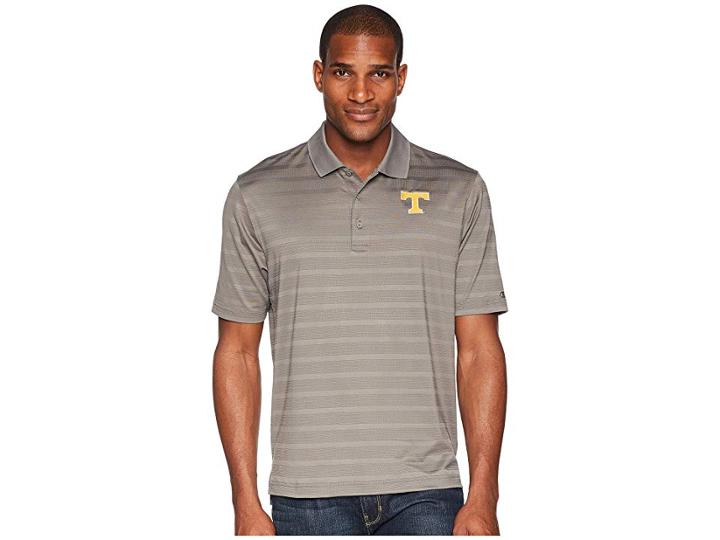 Champion College Tennessee Volunteers Textured Solid Polo (titanium) Boy's Short Sleeve Pullover