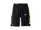 Nike Kids Dry Elite Basketball Short (little Kids/big Kids) (black/black/volt/volt) Boy's Shorts