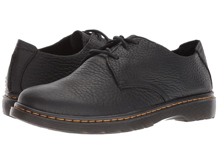 Dr. Martens Elsfield 3-eye Shoe (black Grizzly) Men's Lace Up Casual Shoes