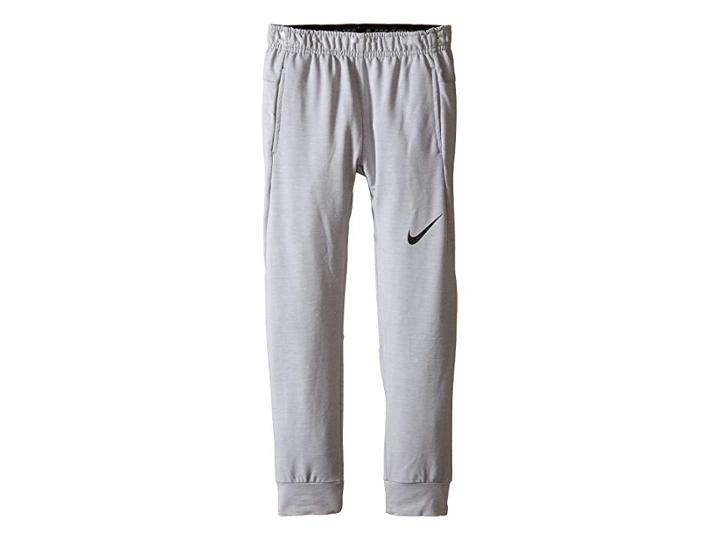 Nike Kids Training Fleece Pants (little Kids) (wolf Gray Heather) Boy's Casual Pants