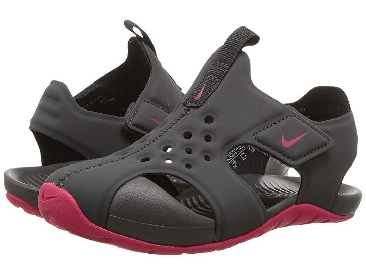 Nike Kids Sunray Protect 2 (infant/toddler) (anthracite/rush Pink) Girls Shoes