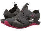 Nike Kids Sunray Protect 2 (infant/toddler) (anthracite/rush Pink) Girls Shoes
