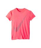 Nike Kids Dry Legend Training Tee (little Kids/big Kids) (racer Pink/cool Grey) Girl's T Shirt