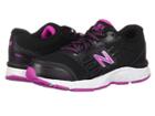 New Balance Kids Kr680v5y (little Kid/big Kid) (black/azalea) Girls Shoes