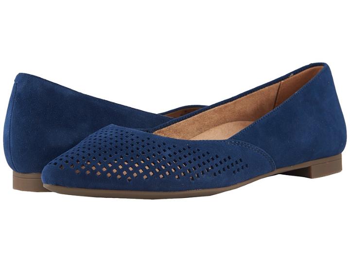 Vionic Posey (navy) Women's Flat Shoes