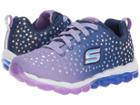 Skechers Kids Skech-air 80168l (little Kid/big Kid) (navy/lavendar) Girl's Shoes