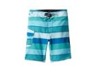 Volcom Kids Magnetic Liney Mod Boardshorts (toddler/little Kids) (turquoise) Boy's Swimwear