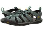 Keen Clearwater Leather (mineral Blue/yellow) Women's Shoes
