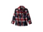Superism Brody Button Up Long Sleeve Flannel Shirt (toddler/little Kids/big Kids) (red) Boy's Clothing