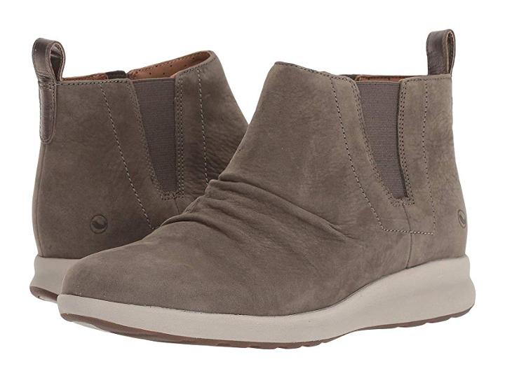 Clarks Un Adorn Mid (taupe Nubuck) Women's  Shoes