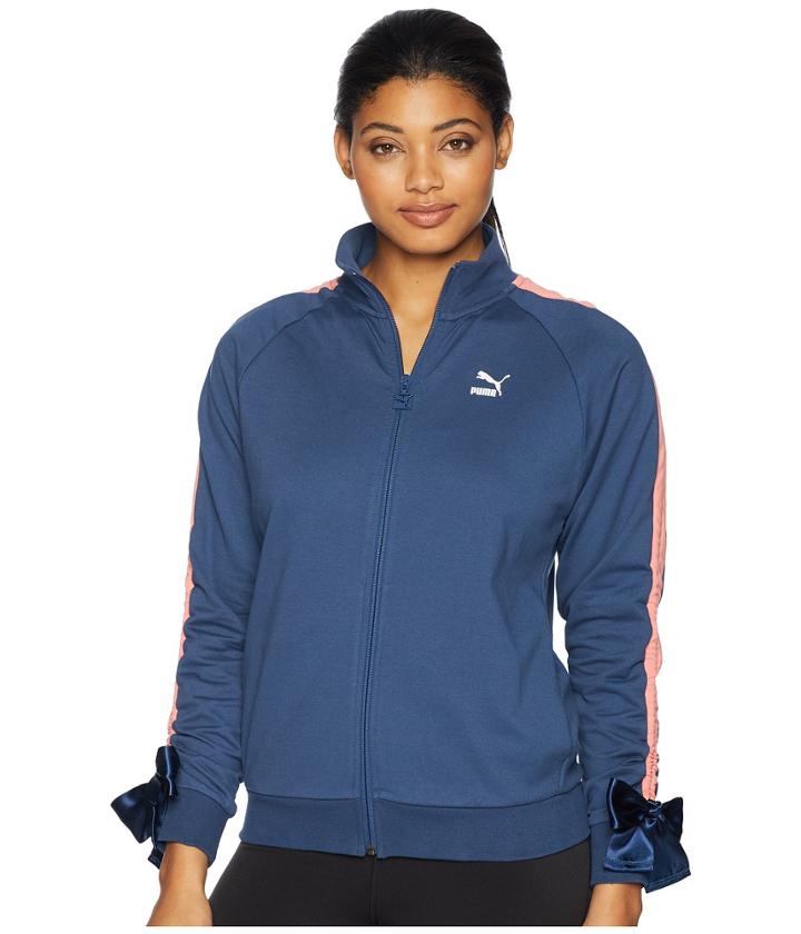Puma Bow Track Jacket (sargasso Sea) Women's Coat