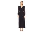 Fuzzi Polka Dot Gown (vino) Women's Dress