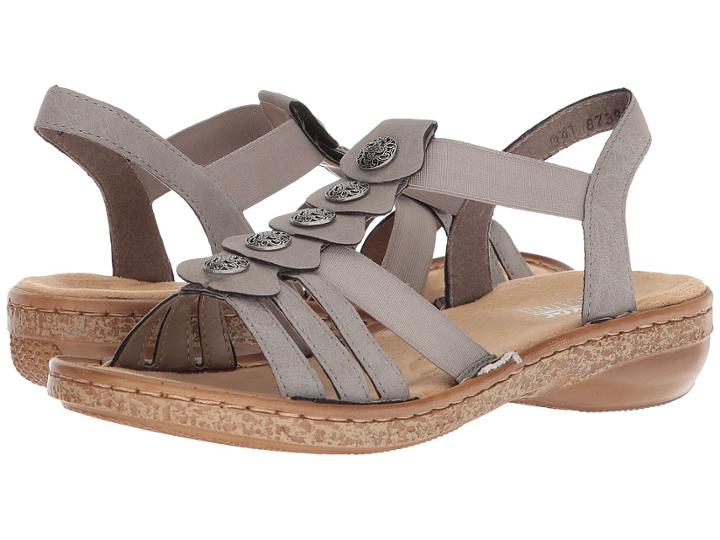 Rieker 62866 Regina 66 (staub) Women's Shoes