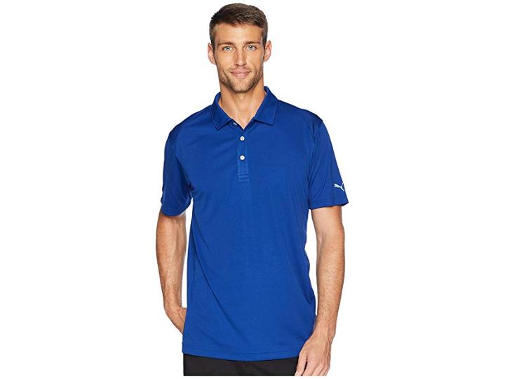 Puma Golf Essential Pounce Polo (sodalite Blue) Men's Short Sleeve Pullover