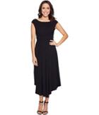 Mod-o-doc Cotton Modal Spandex Jersey Shirred Waist Tank Dress (black) Women's Dress
