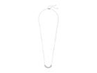 Michael Kors Brilliance Pave Beaded Adjustable Slider Necklace (silver) Necklace