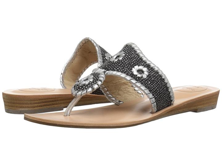 Jack Rogers Everly (black/silver) Women's Shoes