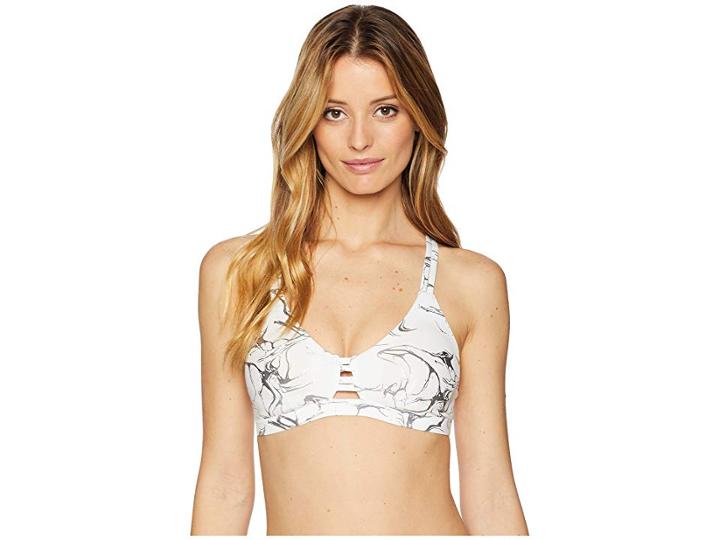 Hurley Quick Dry Max Decay Surf Top (white) Women's Swimwear