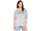 Dylan By True Grit Sparrow Softest Fleece Fur Raglan Sweatshirt (sparrow Blue) Women's Sweatshirt