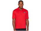Champion College Georgia Bulldogs Textured Solid Polo (scarlet) Men's Short Sleeve Pullover