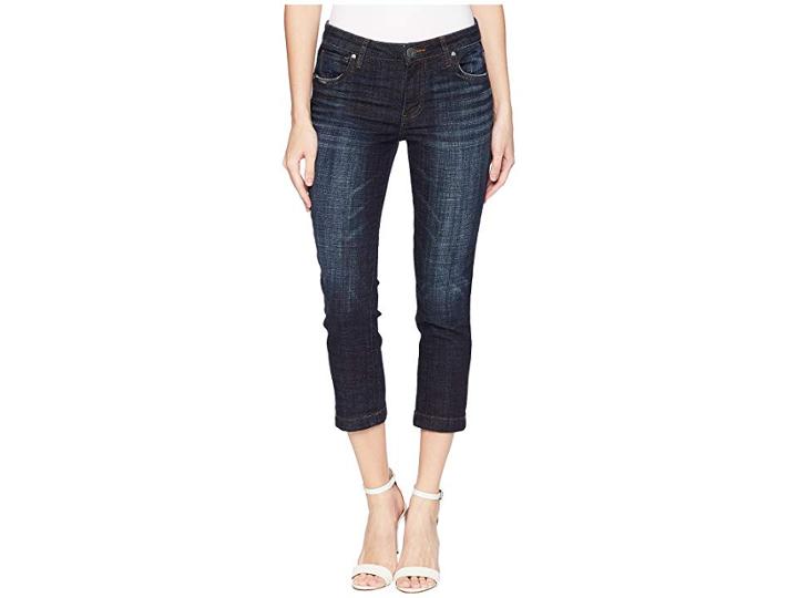 Kut From The Kloth Lauren Crop Straight Leg With Wide In Cultivated (cultivated) Women's Jeans