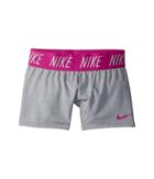 Nike Kids Dry Short (little Kids/big Kids) (white/heather/hyper Magenta) Girl's Shorts