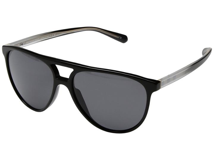 Burberry 0be4254 (black/polarized Grey) Fashion Sunglasses