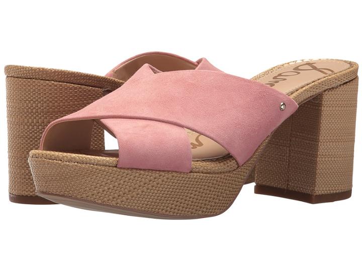 Sam Edelman Jayne (pink Lemonade Kid Suede Leather) Women's Shoes