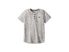 Hurley Kids Cloud Slub Henley (little Kids) (black/white) Boy's Clothing