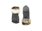 Appaman Kids Timid Convertible Mittens With Faux Fur Trim (infant/toddler/little Kids/big Kids) (heather Medium Grey) Snowboard Gloves