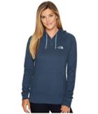 The North Face French Terry Logo Pullover Hoodie (ink Blue/provincial Blue) Women's Sweatshirt