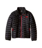The North Face Kids Thermoball Full Zip Jacket (little Kids/big Kids) (tnf Black/tnf Red (prior Season)) Boy's Coat
