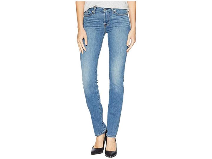 7 For All Mankind Kimmie Straight In Gilded Dawn (gilded Dawn) Women's Jeans