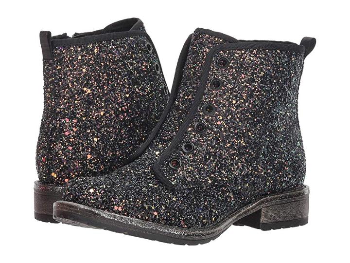 Dolce Vita Kids Landis (little Kid/big Kid) (black Glitter) Girls Shoes