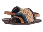 Blowfish Kids Doww-k (little Kid/big Kid) (desert Sand Dyecut Pu/multi Ribbon Woven) Girl's Shoes