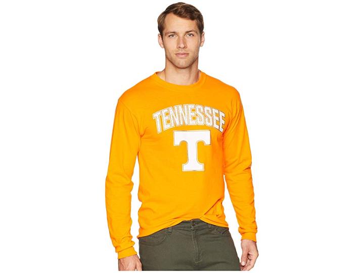 Champion College Tennessee Volunteers Long Sleeve Jersey Tee (tennessee Orange) Men's T Shirt