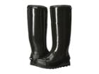 Sorel Joan Rain Tall Gloss (black/sea Salt) Women's Waterproof Boots
