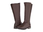 Fitzwell Menier Wide Calf (dark Brown Leather) Women's Zip Boots