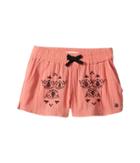 Roxy Kids Enchanted Melody Solid Shorts (big Kids) (spiced Coral) Girl's Shorts