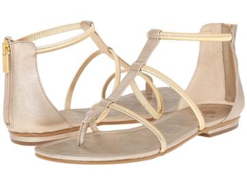 Isola Markita (satin Gold Grid Metallic) Women's Sandals