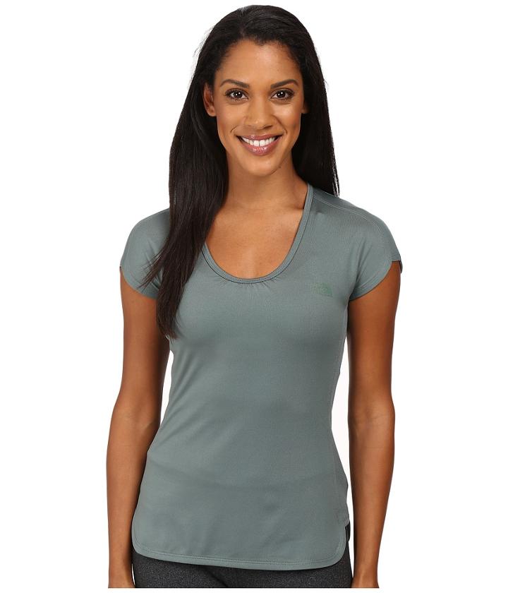 The North Face Initiative Short Sleeve (subtle Green (prior Season)) Women's Short Sleeve Pullover