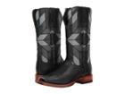 Ariat World Champion (black Smooth Quill Ostrich/shades Of Night) Cowboy Boots
