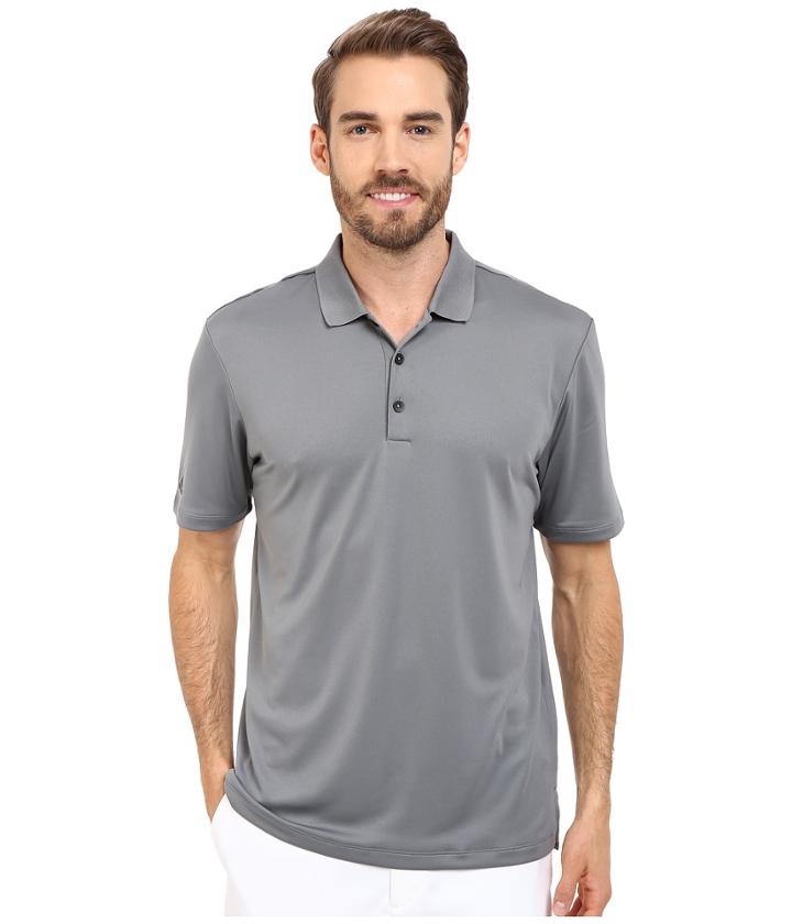 Adidas Golf Performance Polo (vista Grey) Men's Clothing