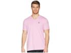 Psycho Bunny Classic V-neck T-shirt (flamingo) Men's T Shirt