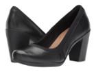 Clarks Adya Maia (black Leather) Women's  Shoes