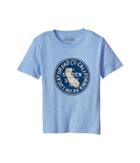 Lucky Brand Kids Short Sleeve Graphic Tee (big Kids) (ck Blue) Boy's T Shirt